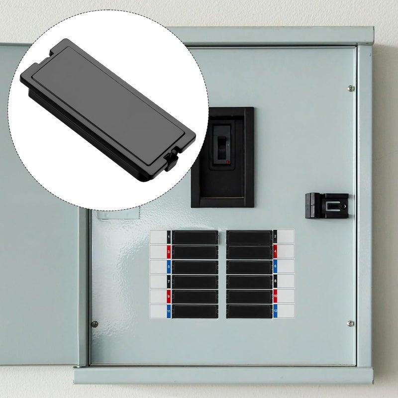 Kingdder 20 Pack Breaker Filler Plate, Circuit Breaker Panel Cover Knockout Filler Plate Box Cover Black (1 Inch) - Image 4